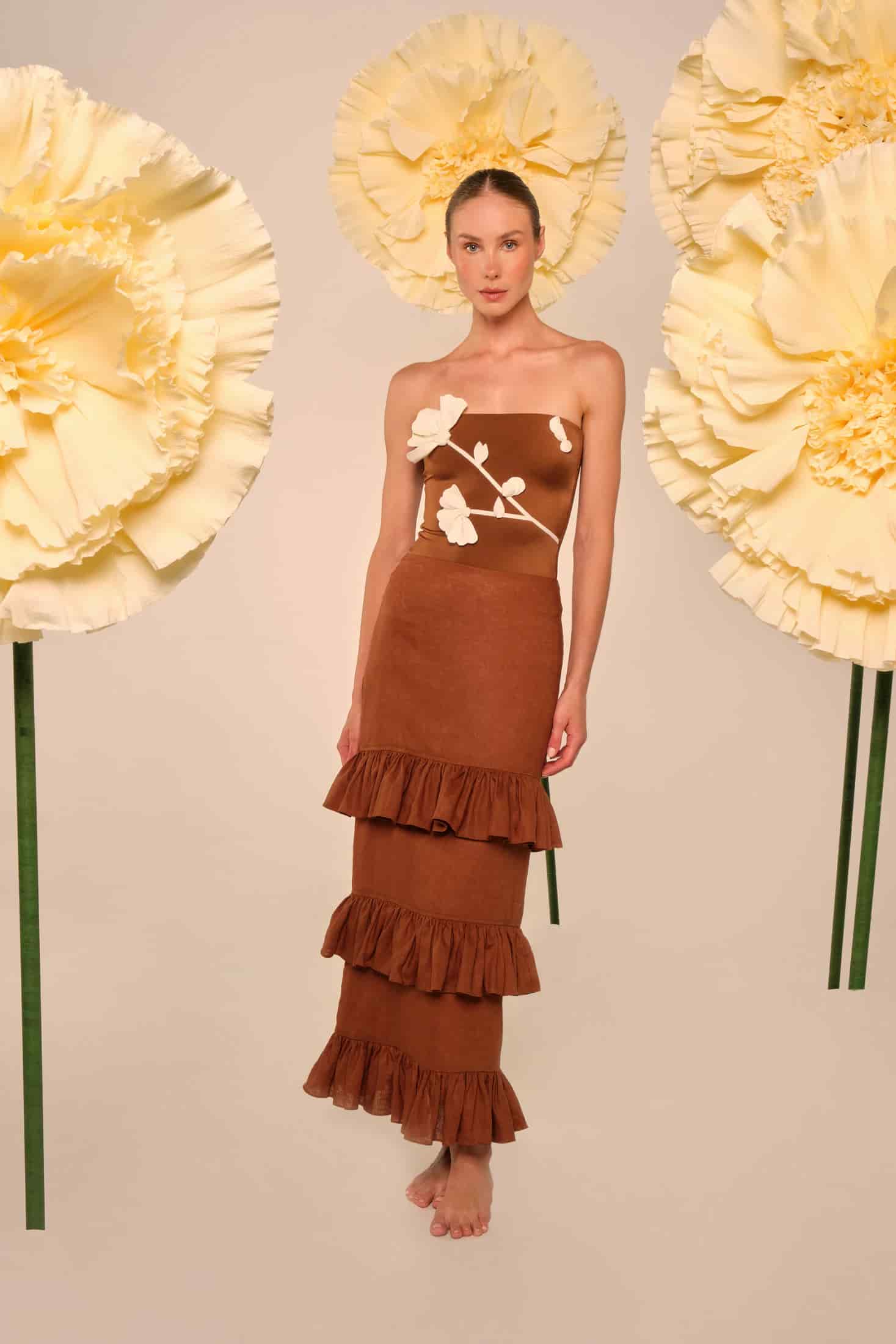 Dulce de Almendra Ankle Skirt - miniatura 4