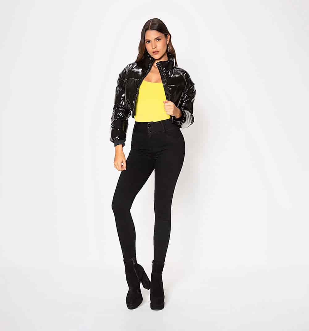 Chaqueta crop acolchada - miniatura 2