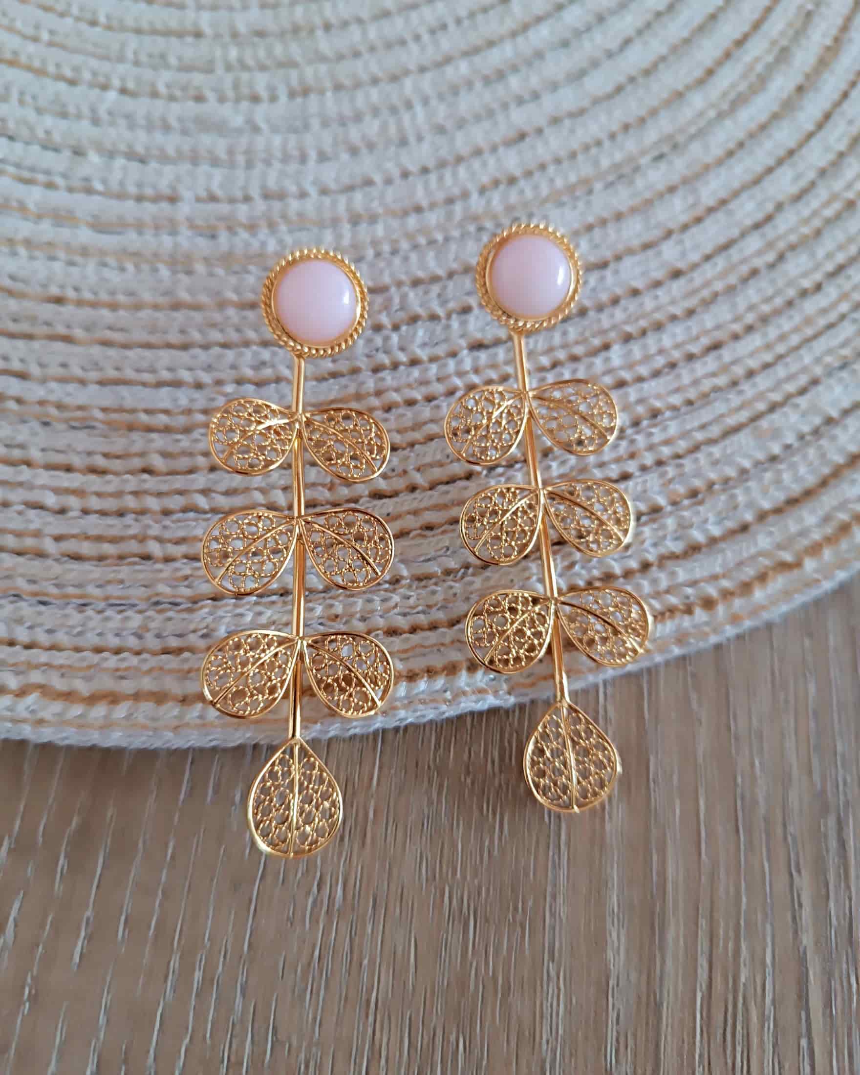 Aretes largos filigrana Hada - miniatura 4