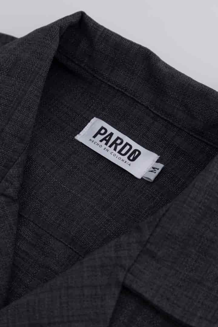 Camisa ligera gris rayas grises - miniatura 5