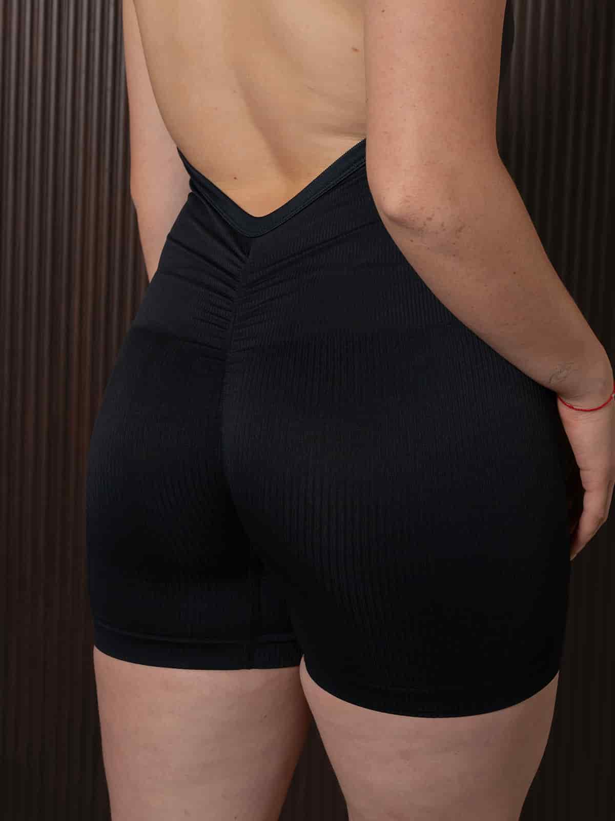 Rose enterizo seamless corto negro - miniatura 3