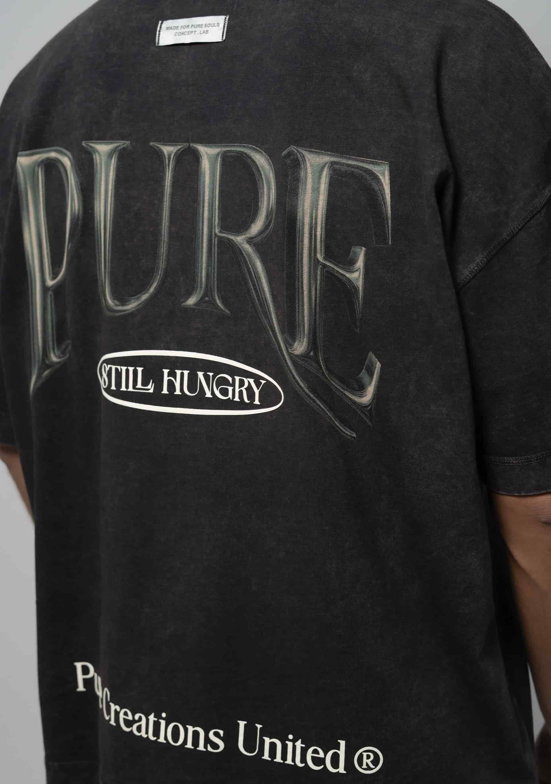 Still Hungry Washed Gray T-Shirt - miniatura 6