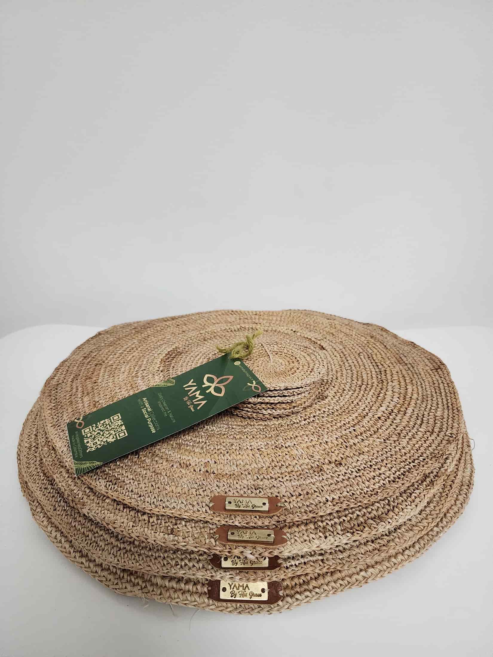 Banana Tree Fiber Placemat Set with Coasters - miniatura 5