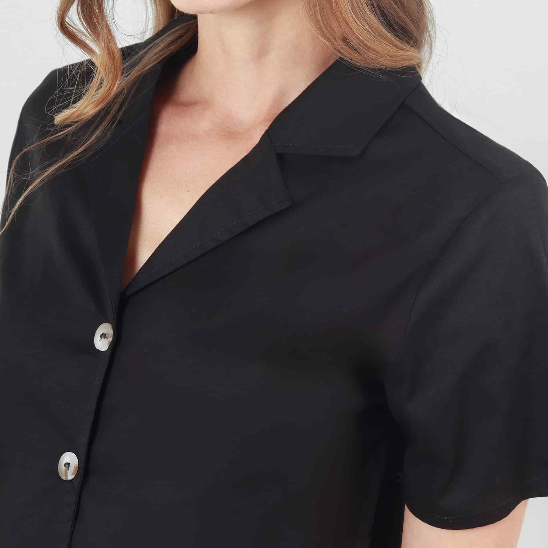Blusa Cuello Sport Manga Corta - miniatura 9