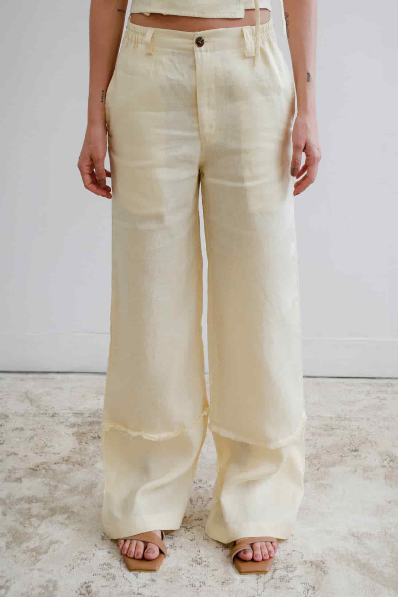Pantalón Roca | Amarillo Butter Yellow - miniatura 3