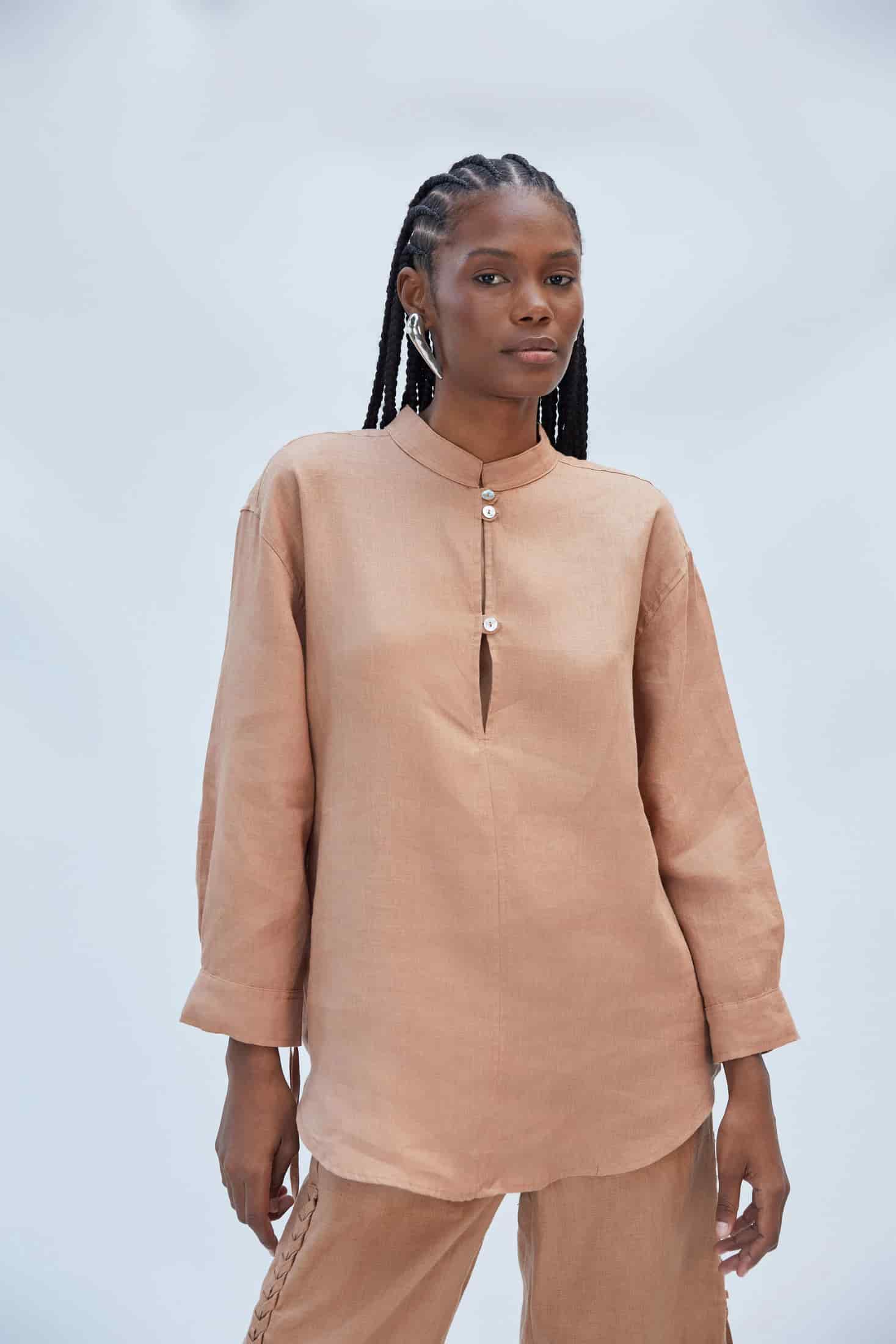 NIA SHIRT MOCCA - miniatura 1