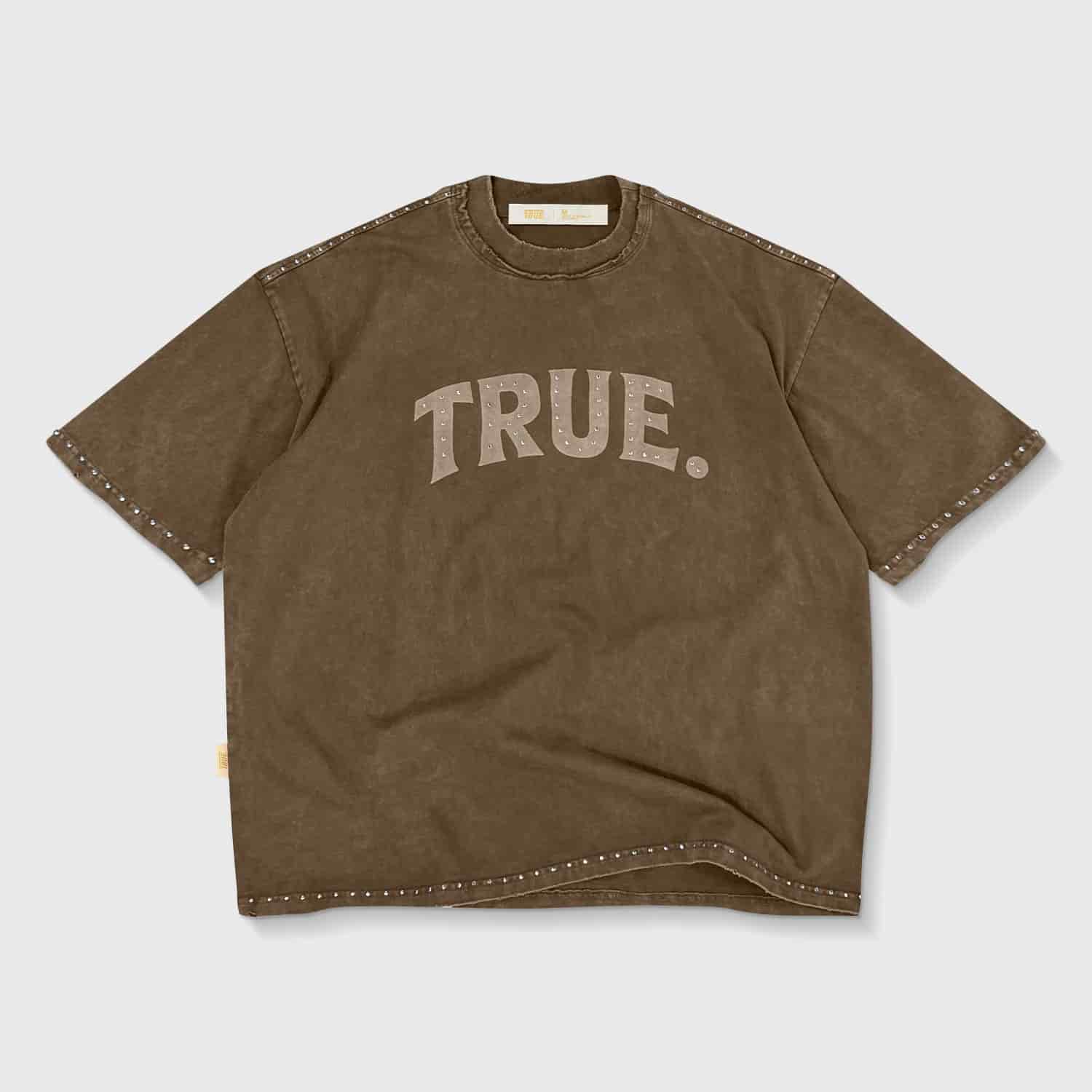 Latino Vintage Boxy Tee - Brown - miniatura 1