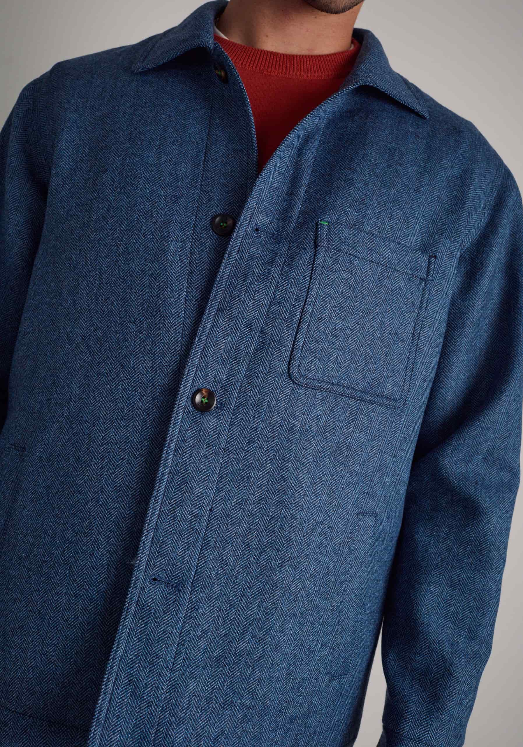 Chaqueta H Clapton Espina Azul Medio - miniatura 4