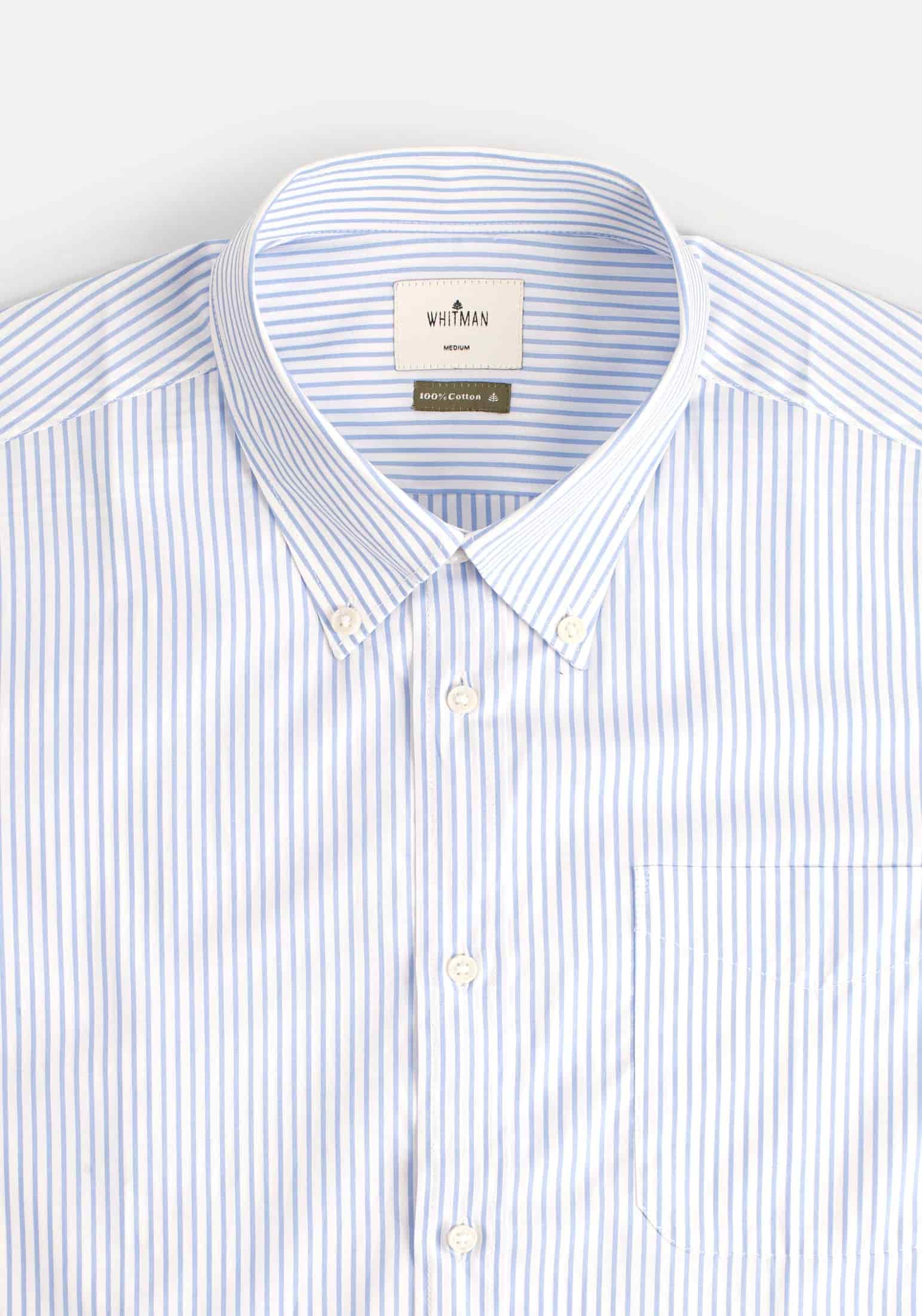 Camisa H CBD Rayas Azul Claro - miniatura 3