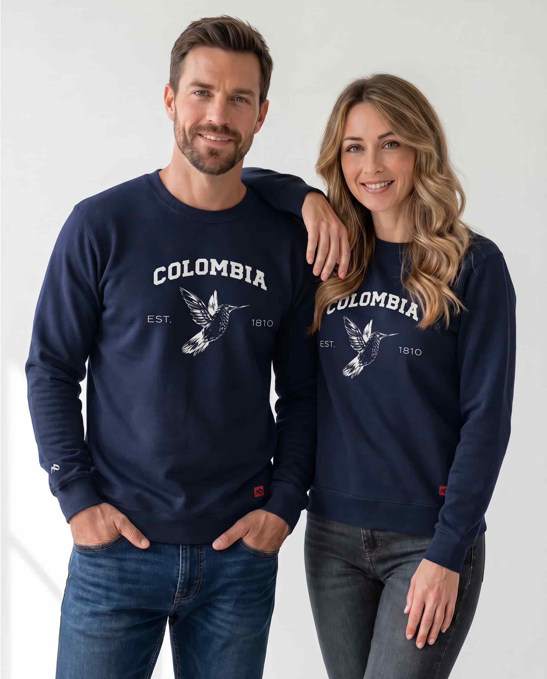 Buzo Unisex Colibrí Azul Oxford - miniatura 1