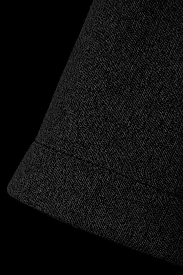 Camisa tejida ligera negra - miniatura 3