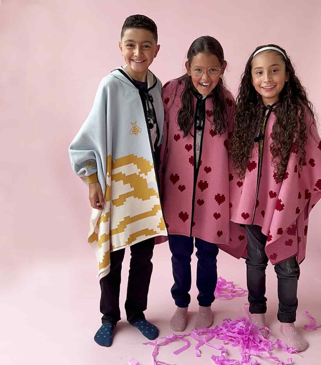 Mini Poncho Amanecer Mostaza - miniatura 3