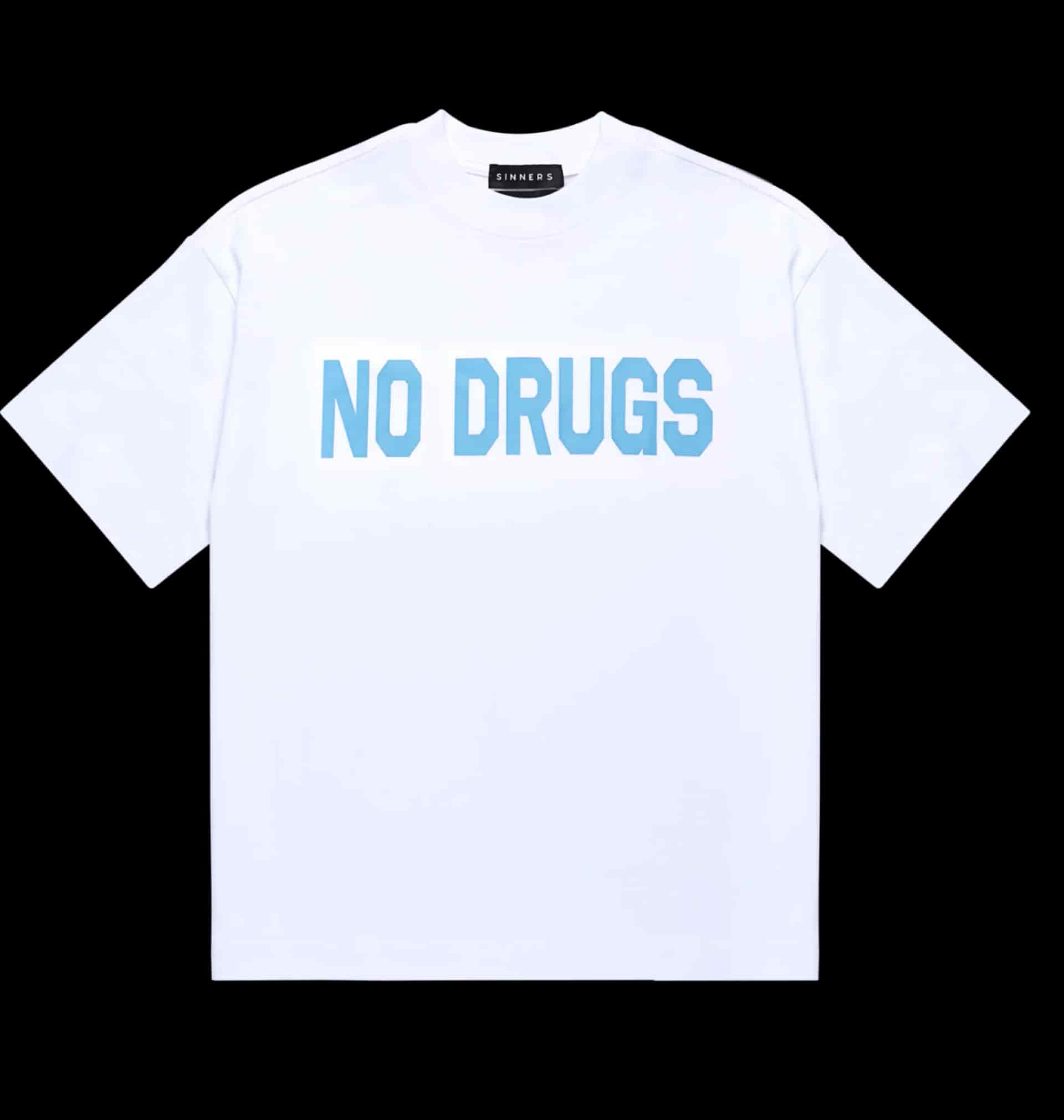 NO DRUGS WHITE T-SHIRT - miniatura 5