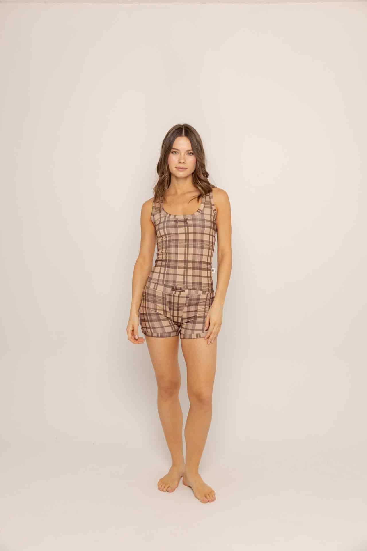 Set short Madrid Mocha Plaid - miniatura 5