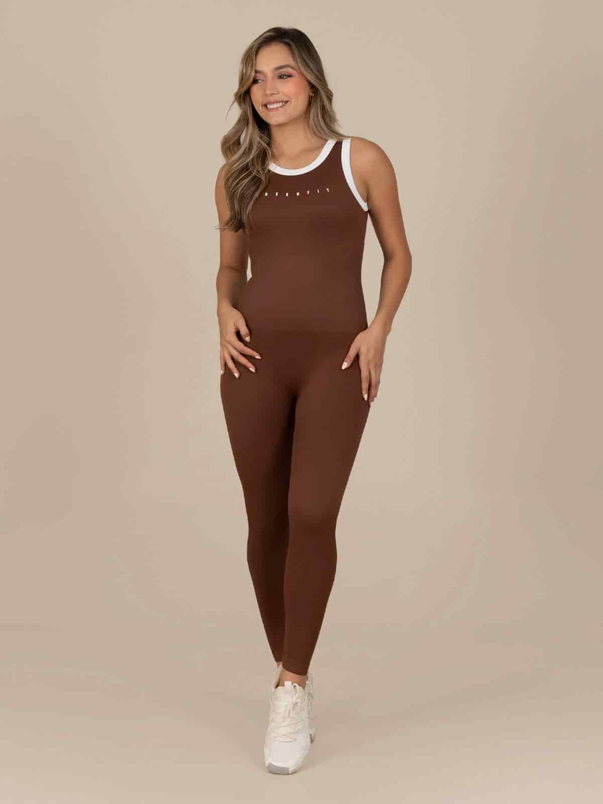 Twin enterizo seamless cafe - miniatura 1