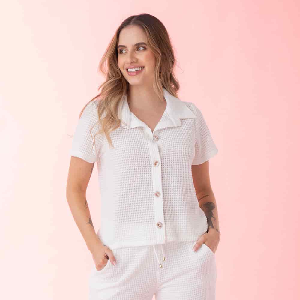 Camisa Manga Corta Ivory - miniatura 3