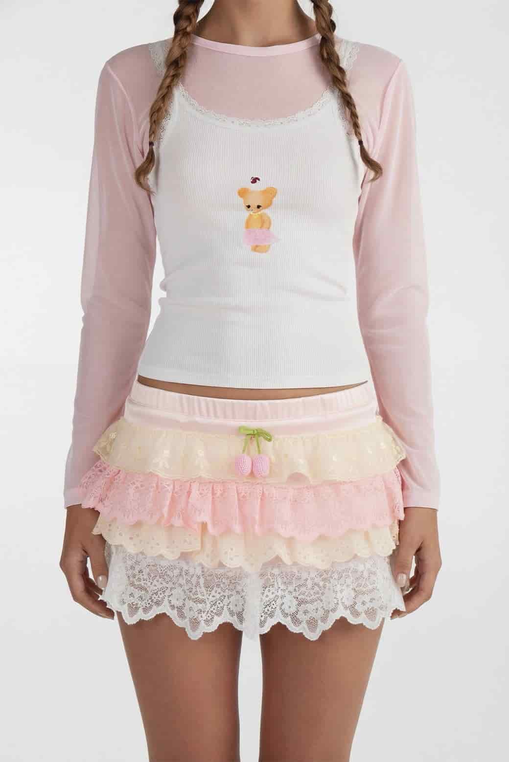 🍒 Cereza Nieve Falda - miniatura 3