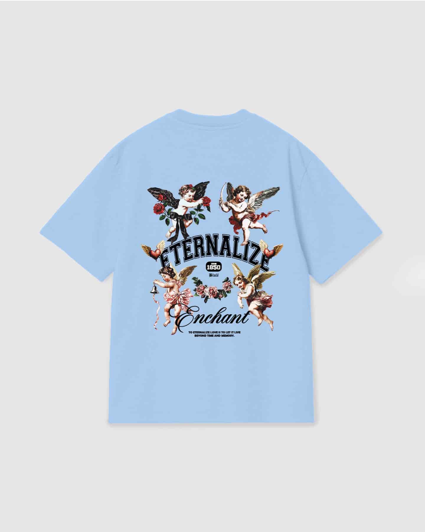 Oversized T Shirt Eternalize Sky Blue - miniatura 1