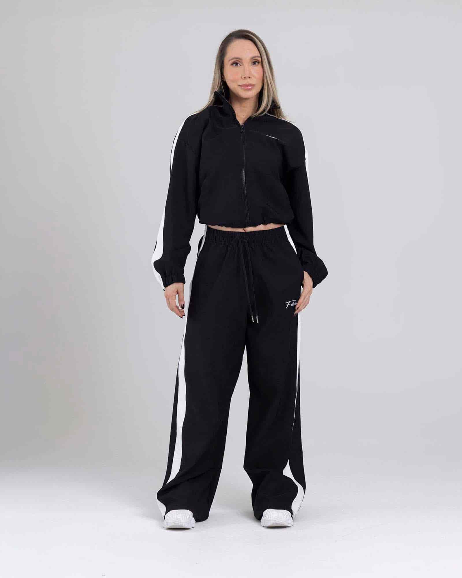 Sudadera contrast beam negro flexi FIBER - miniatura 1
