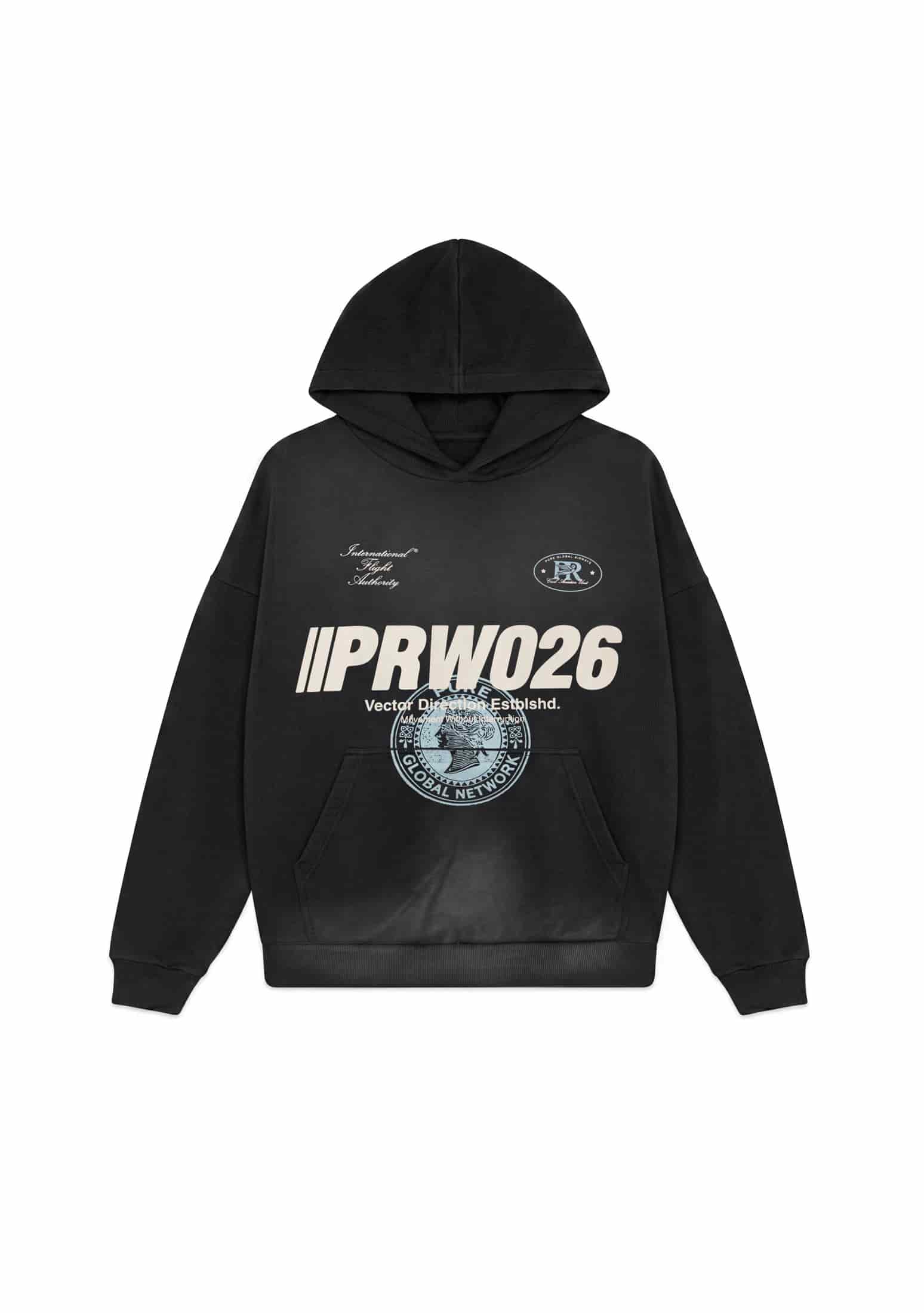 Across The Lines Black Hoodie - miniatura 1