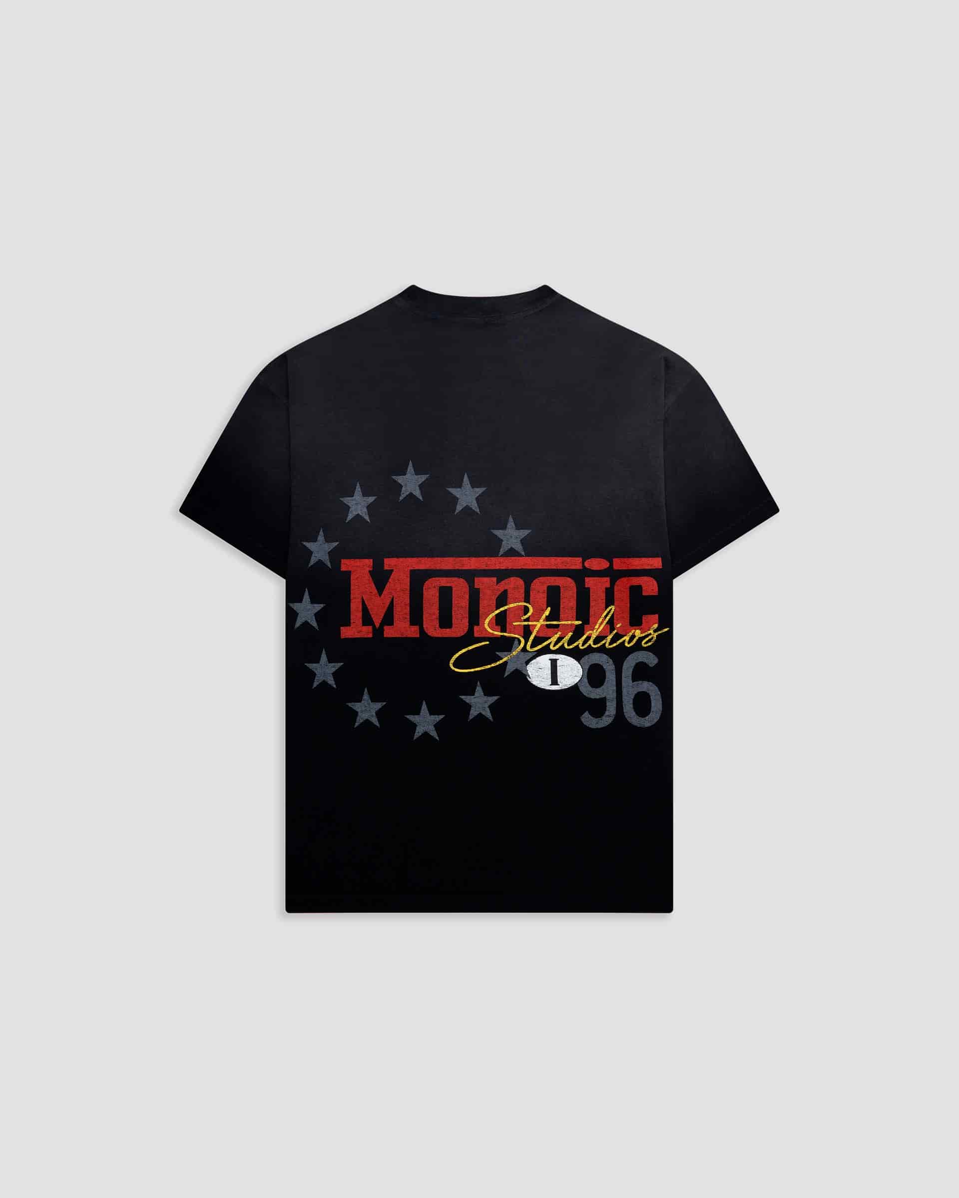 Camiseta Oversized Fit Monza - Negro Desgastado - miniatura 1