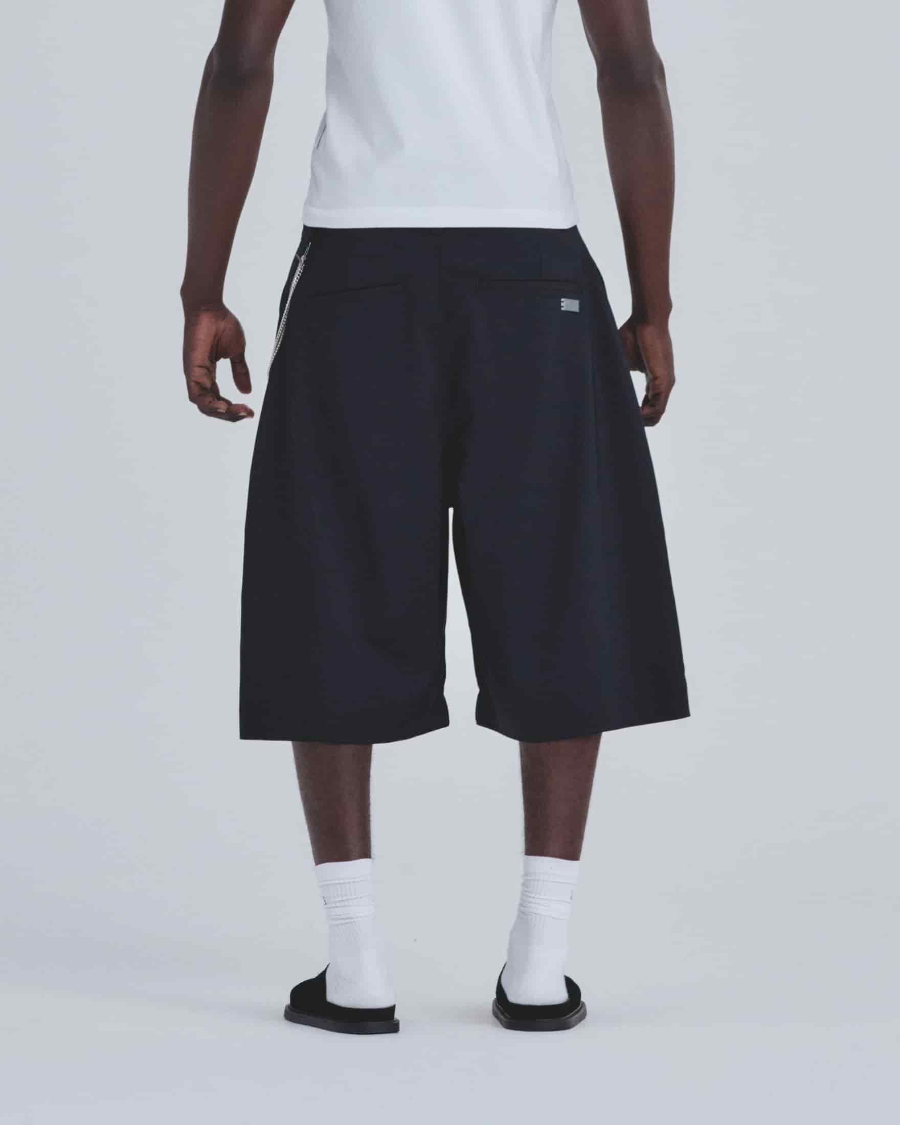 Basics Tailored Jorts Black - miniatura 7