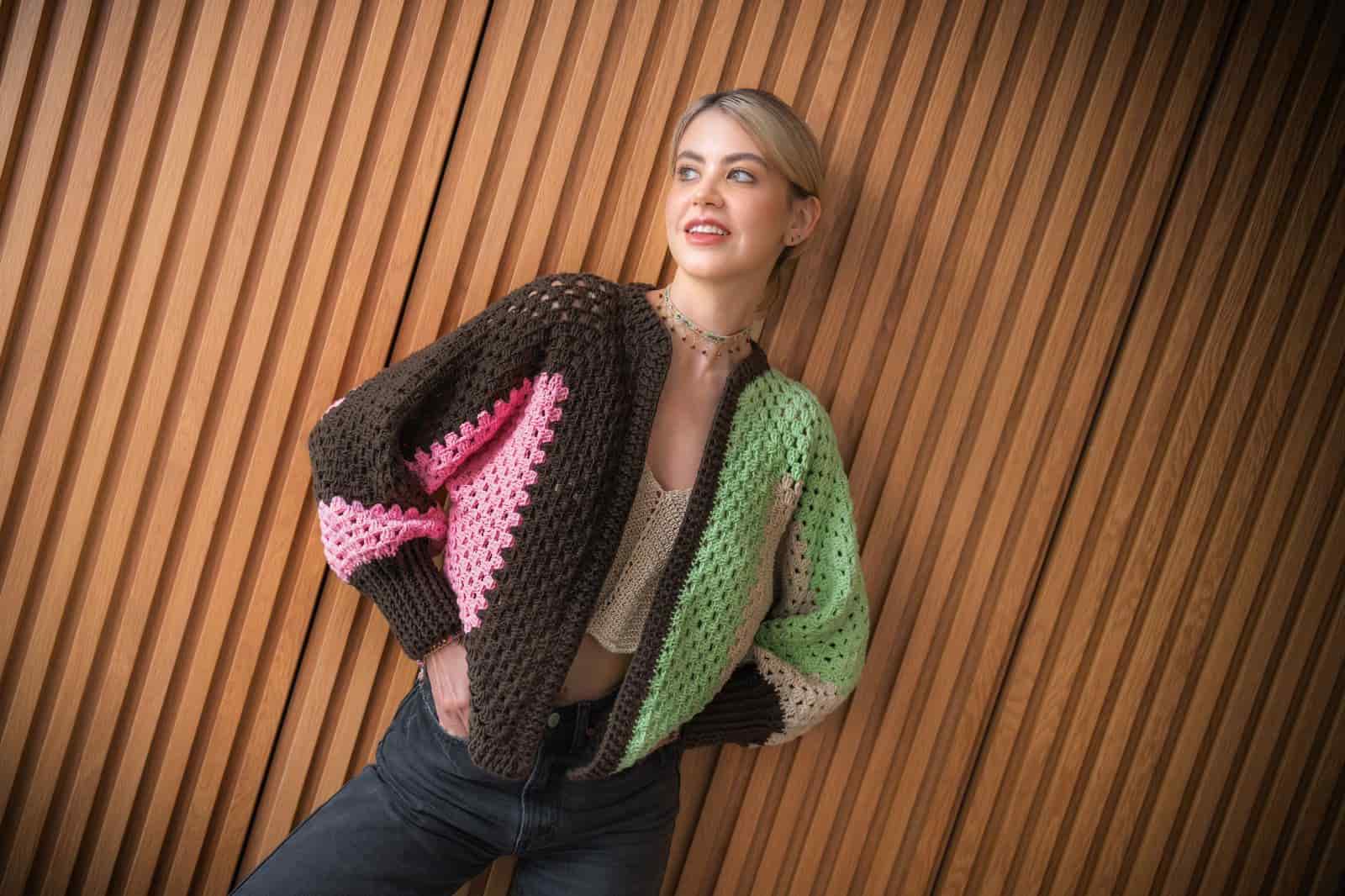 Mosaico Vital - Crocheted Cardigan (pre-order) - miniatura 7