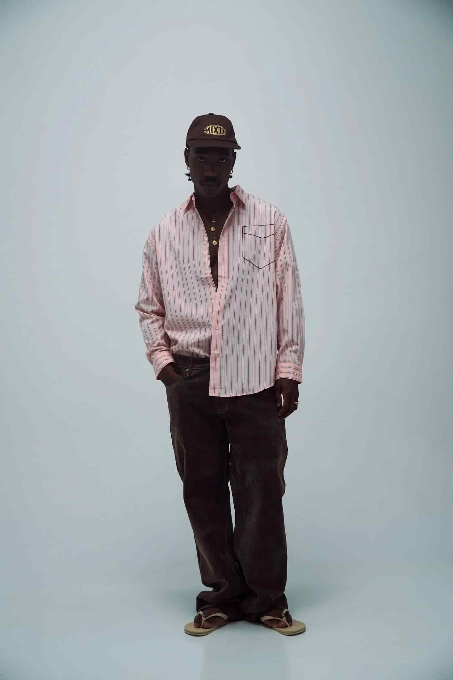 Camisa Bolsillo Bordado Rosa - miniatura 3