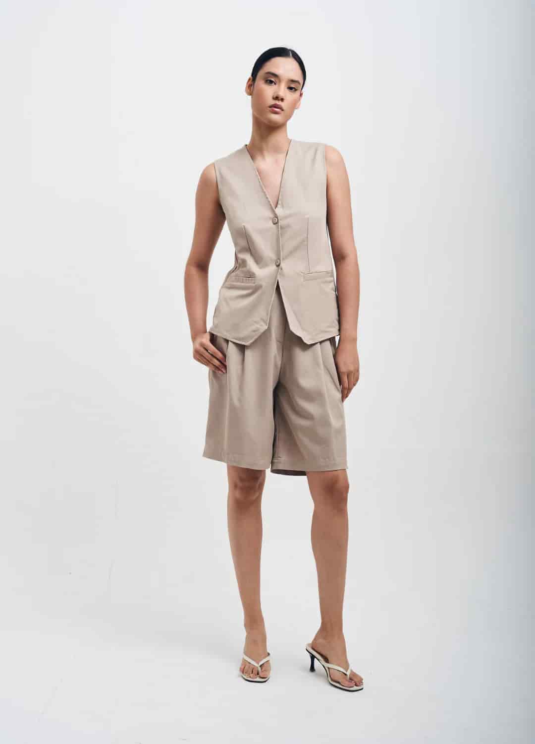 Bermuda Cleotilde Taupe - miniatura 6