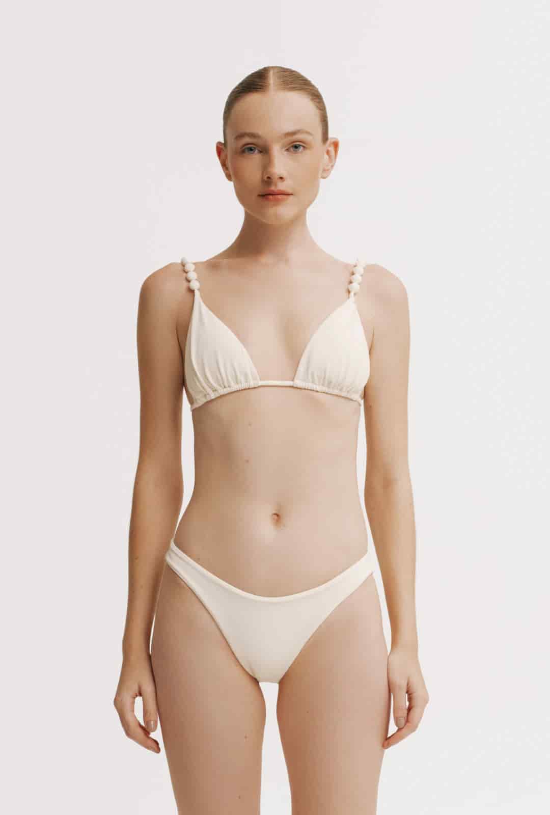 Bottom de Bikini Victoria Cream - miniatura 3