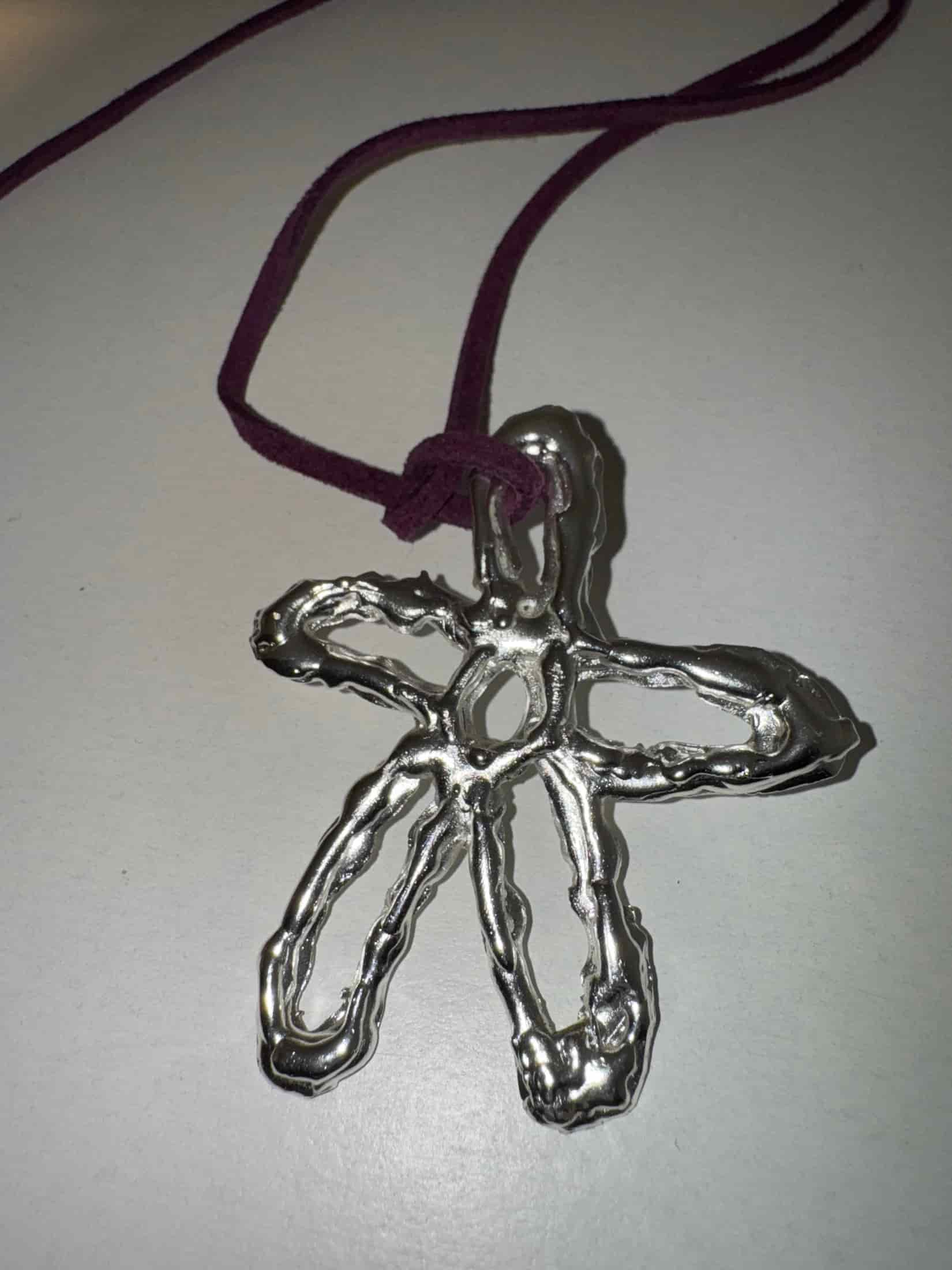 Charm de Flor en metal - miniatura 1