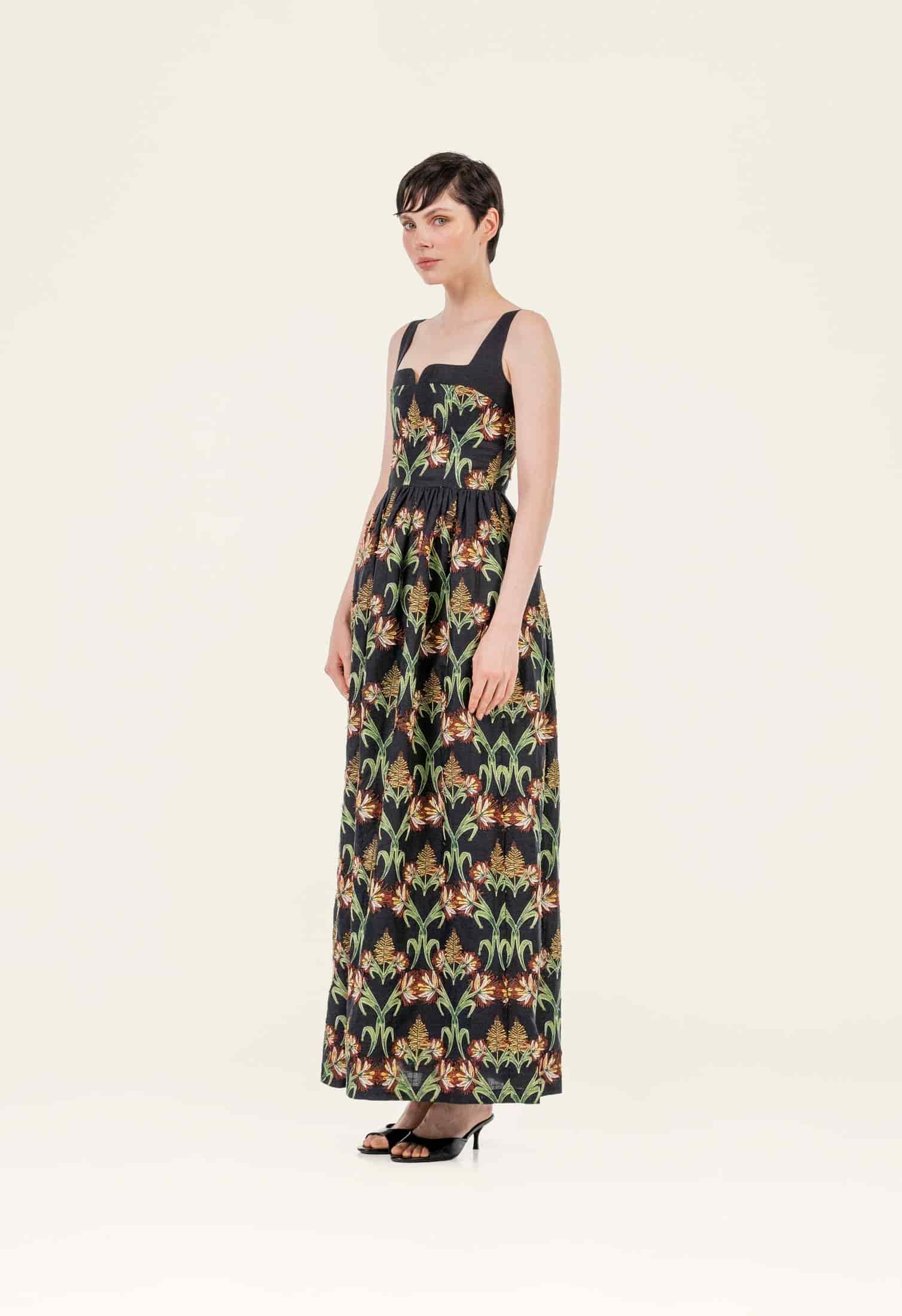 Jaspe Azucar Maxi Dress - miniatura 4