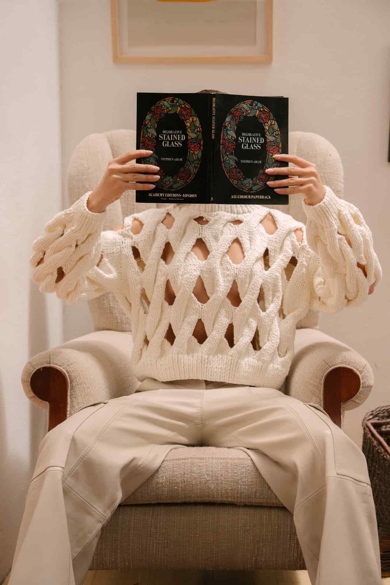 LARA SUPER HOLLOW KNIT SWEATER - miniatura 4