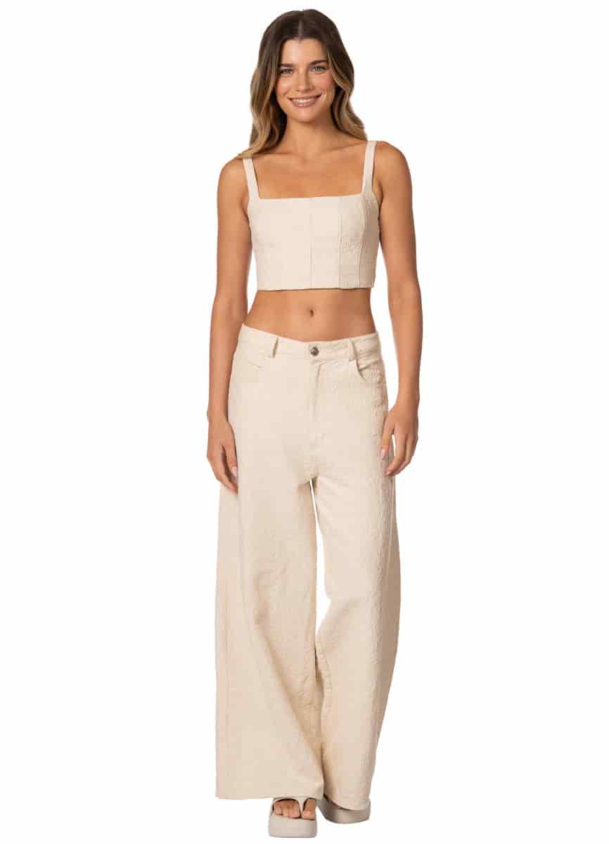 Maaji Ivory Emboss Fira Crop Top - miniatura 4