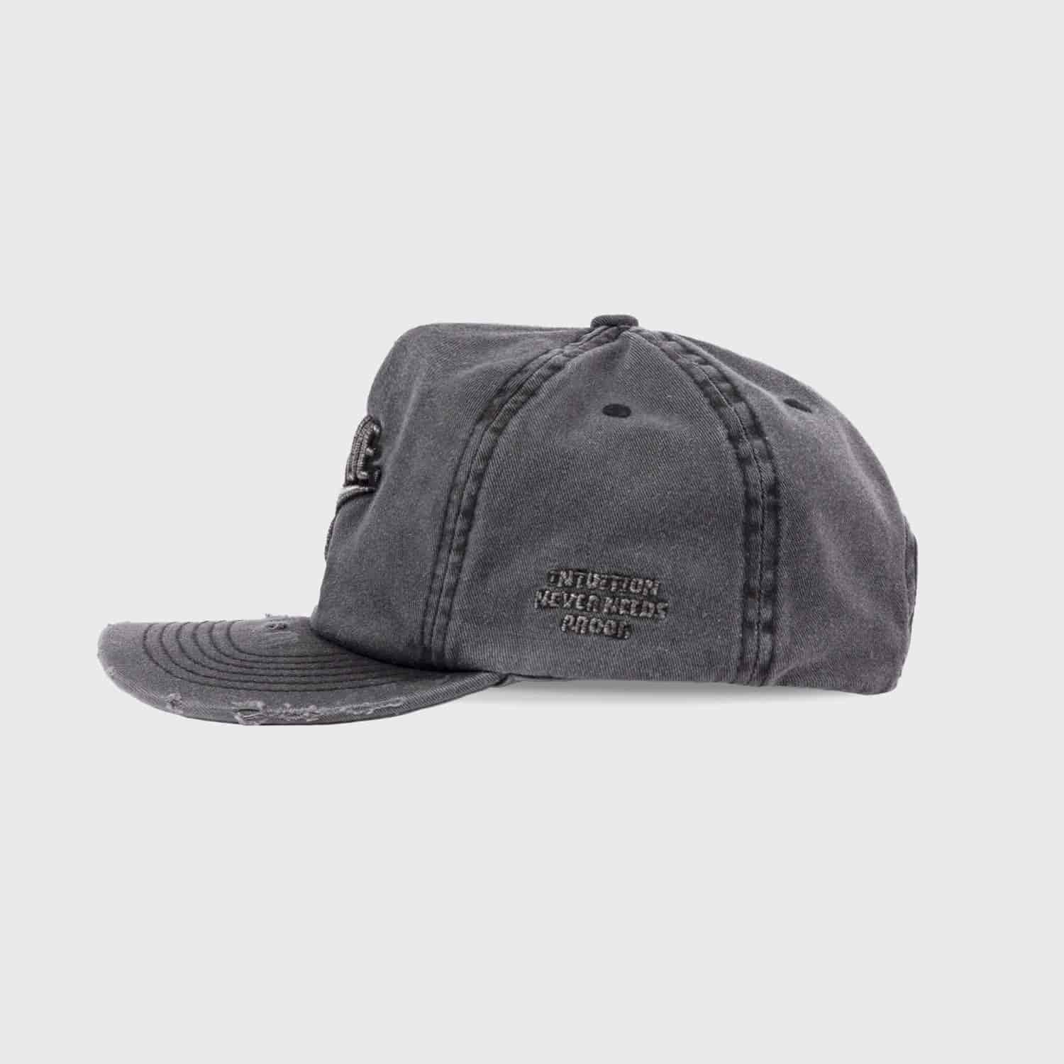 Star Washed Golfer Cap - Black - miniatura 5