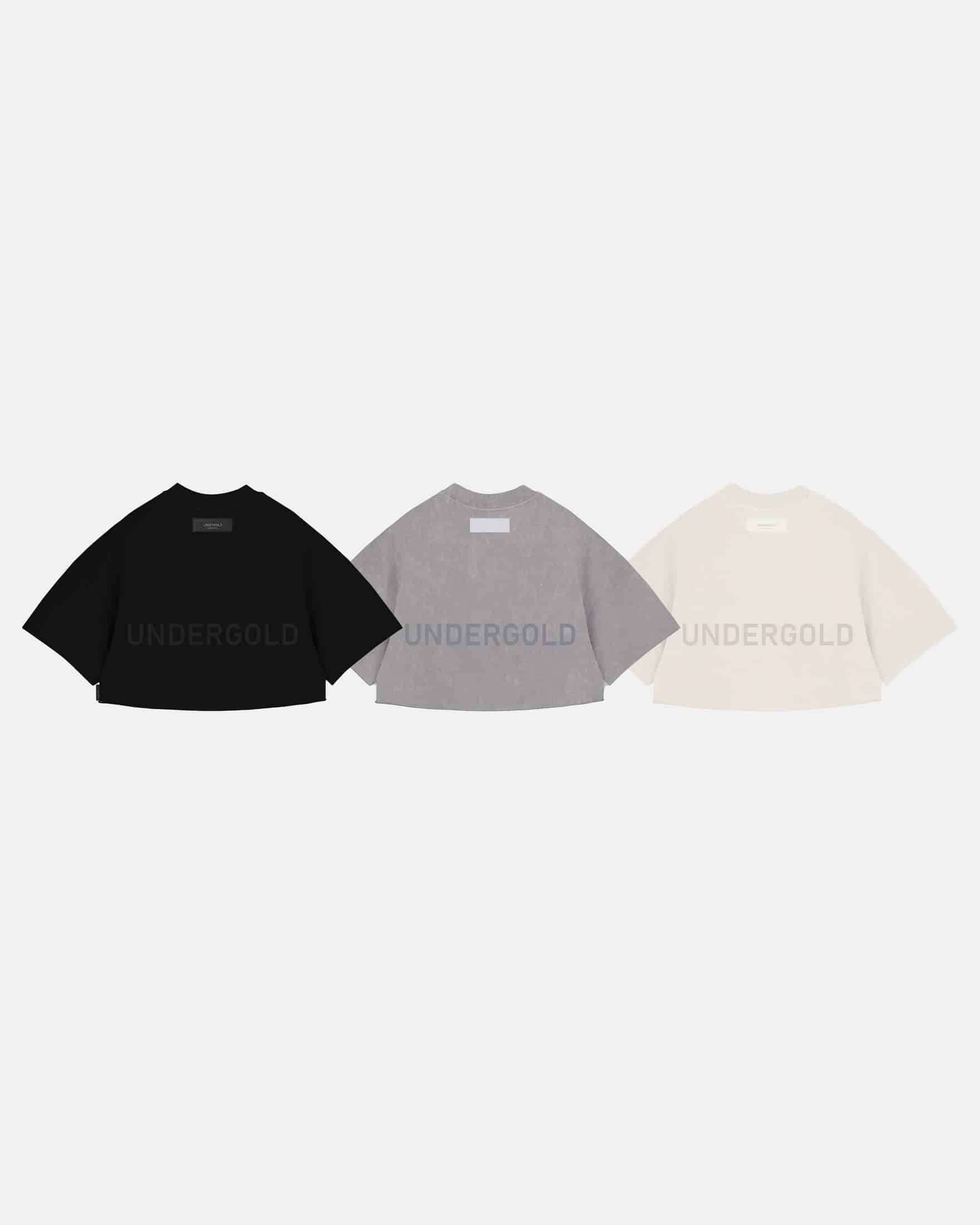Pack X3 Line Logo Crop Top - miniatura 1