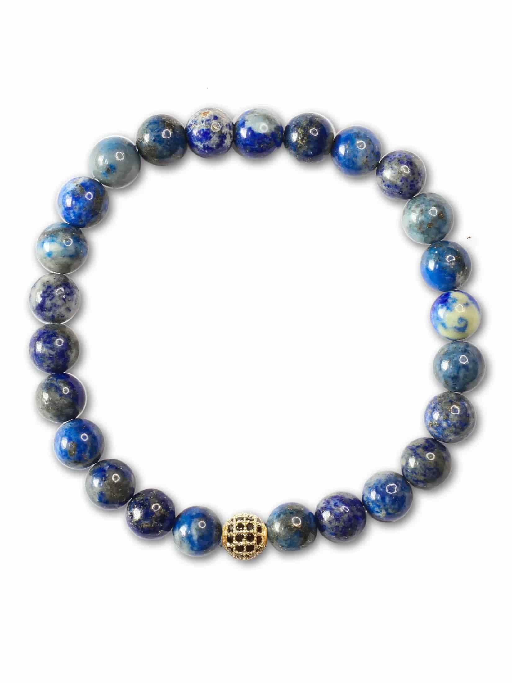Brazalete Lapislazuli 6mm - miniatura 2