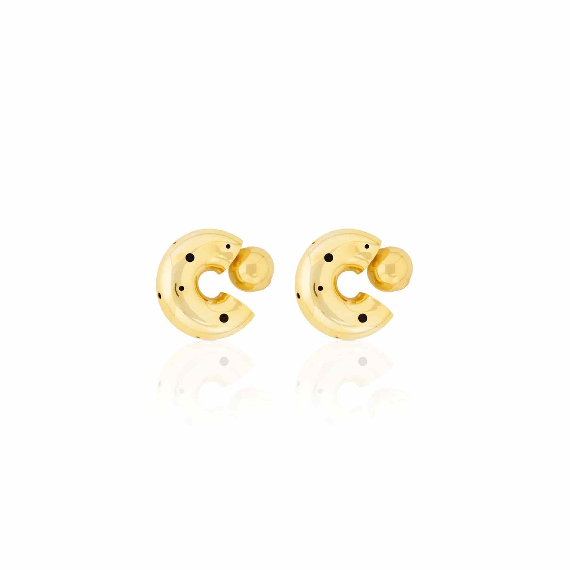 BOLD MEDIUM HOOPS - miniatura 1