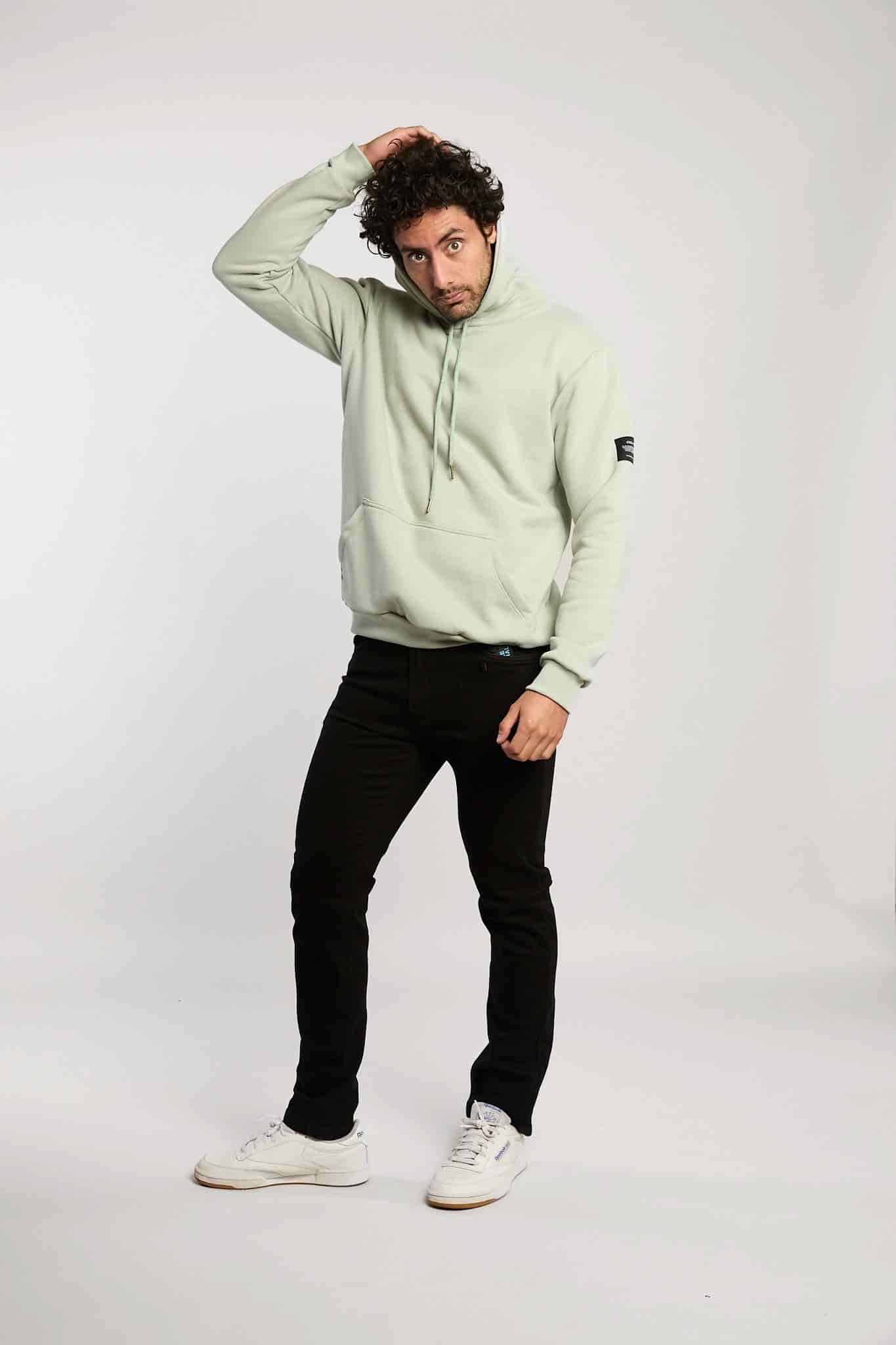 Hoodie verde claro - miniatura 8
