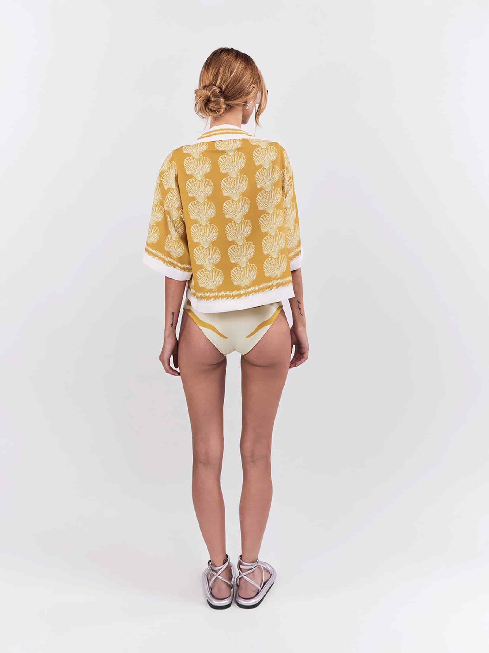 Cropped Blouse Oasis - Oro - miniatura 2