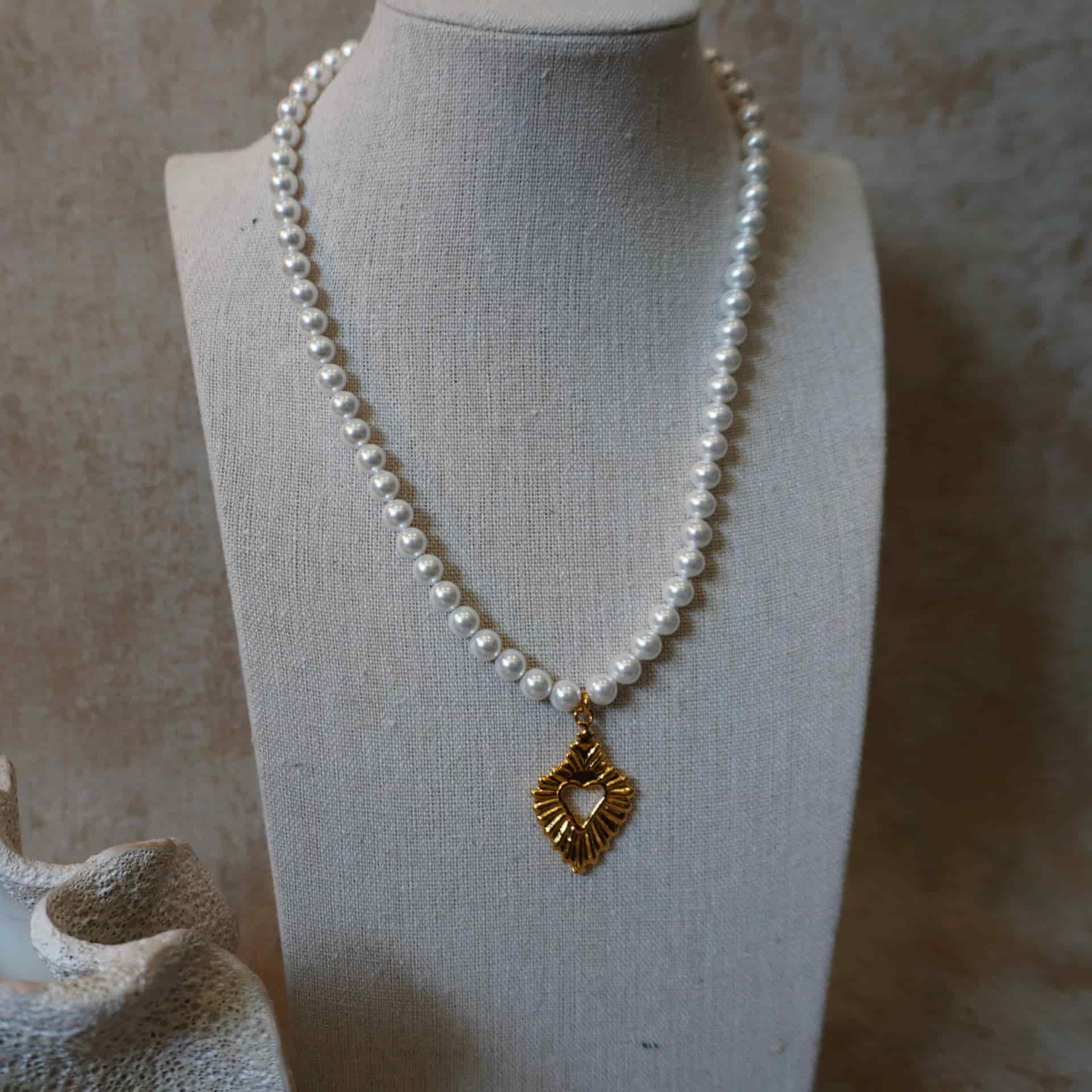 Amore Pearl Necklace - miniatura 4