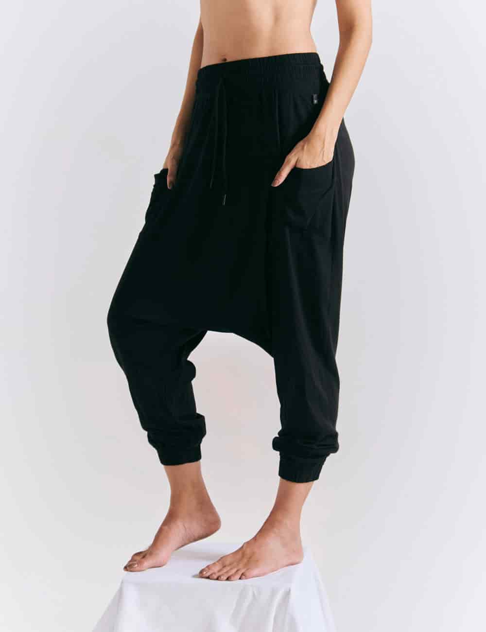 Pantalón Aladino negro mujer - miniatura 2