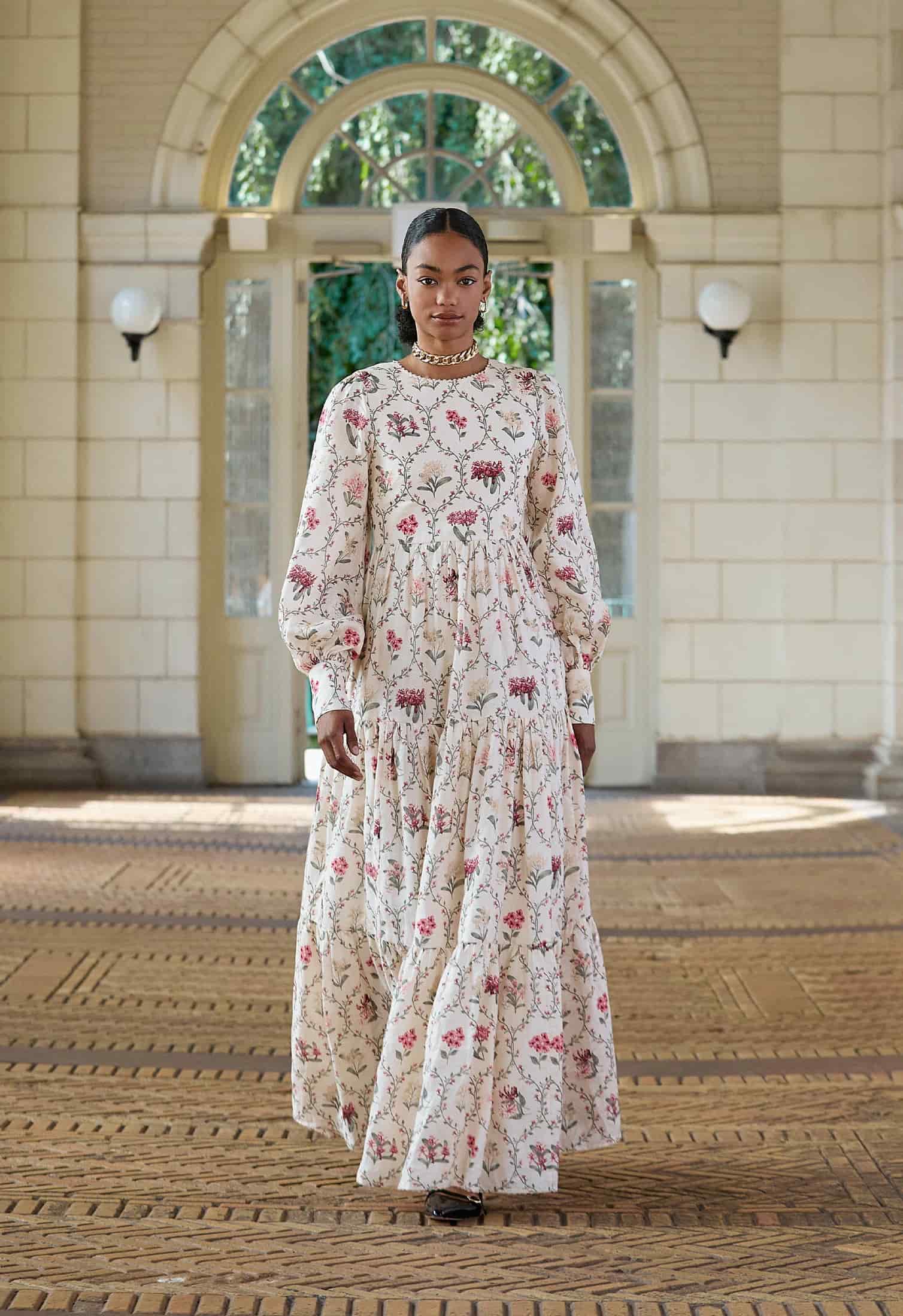 Nuez Orquidea Maxi Dress - miniatura 2