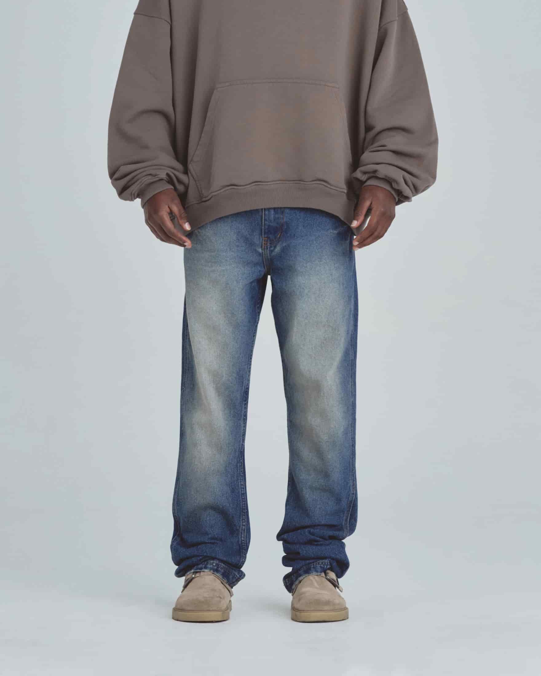 Line Basic Slim Fit Jeans Mid Blue - miniatura 2