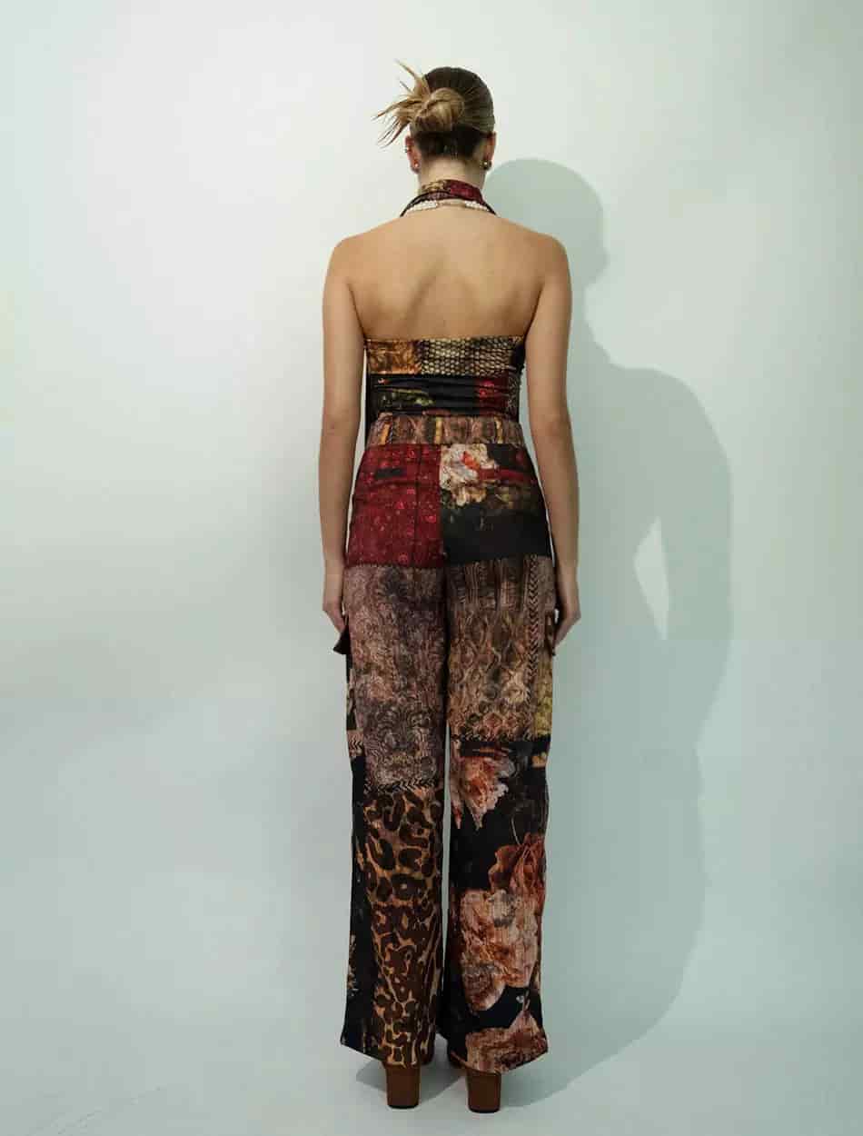 Women’s Cargo Pants in Patchwork - miniatura 3