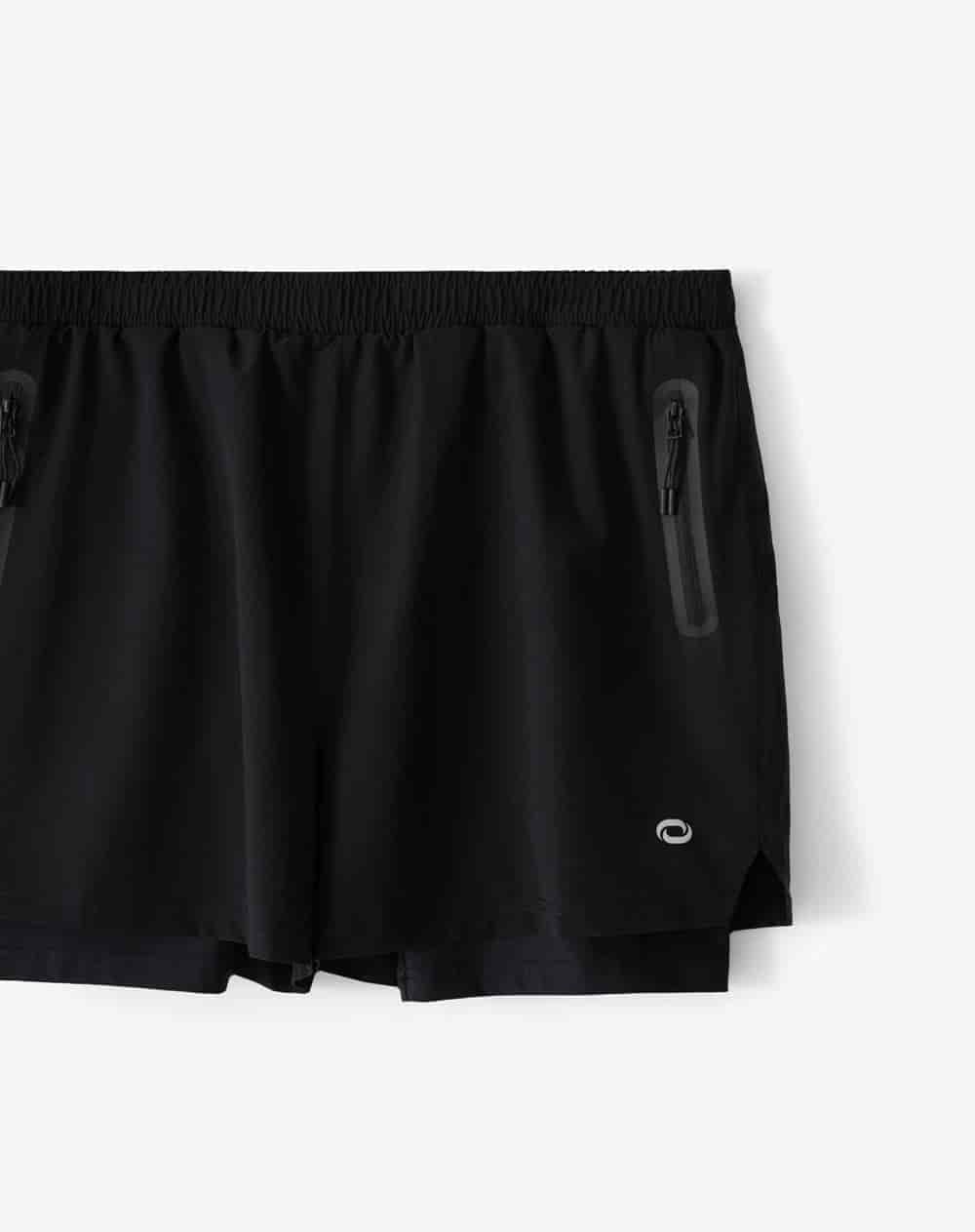 Pantaloneta deportiva negro hombre - miniatura 2