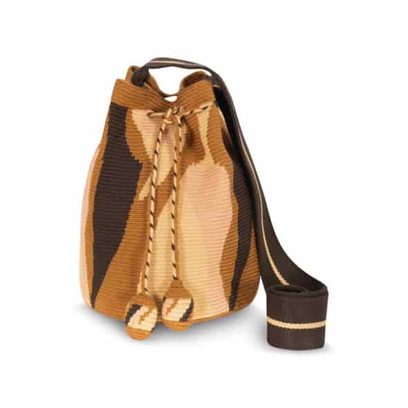 Isashi Wayuu Crossbody Bag - Camel - miniatura 1