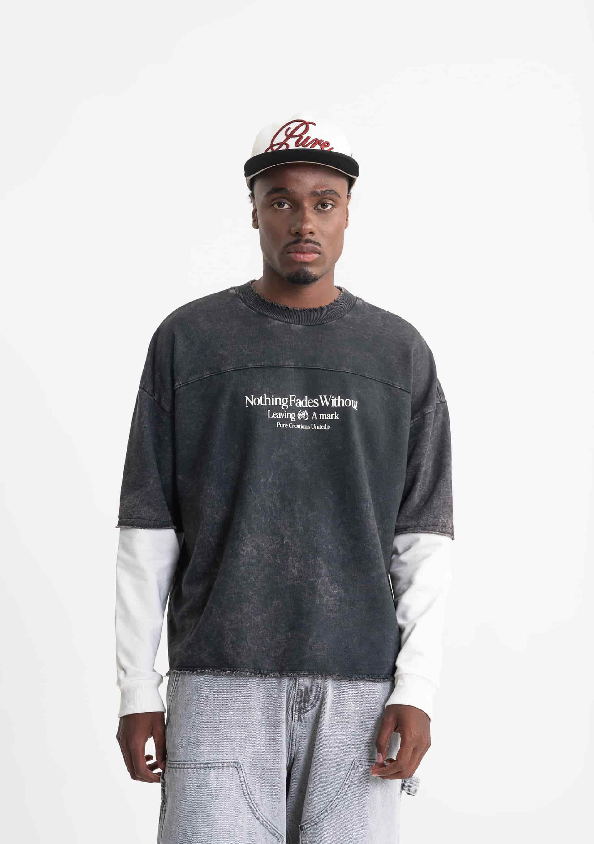 Rustic black Long sleeve t-shirt - miniatura 2