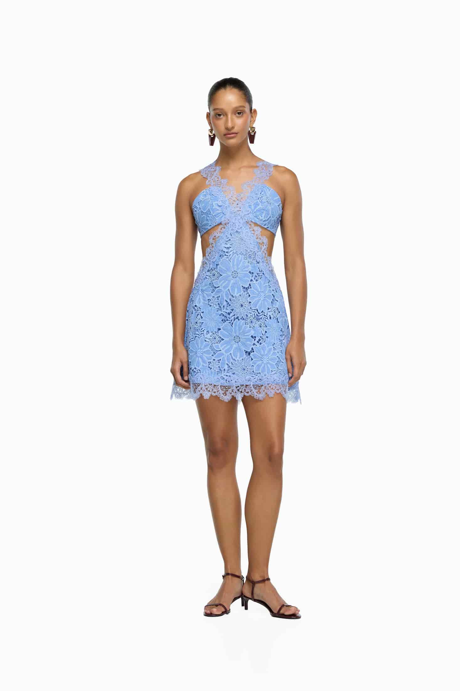 THERESE MINI DRESS BLUE - miniatura 3