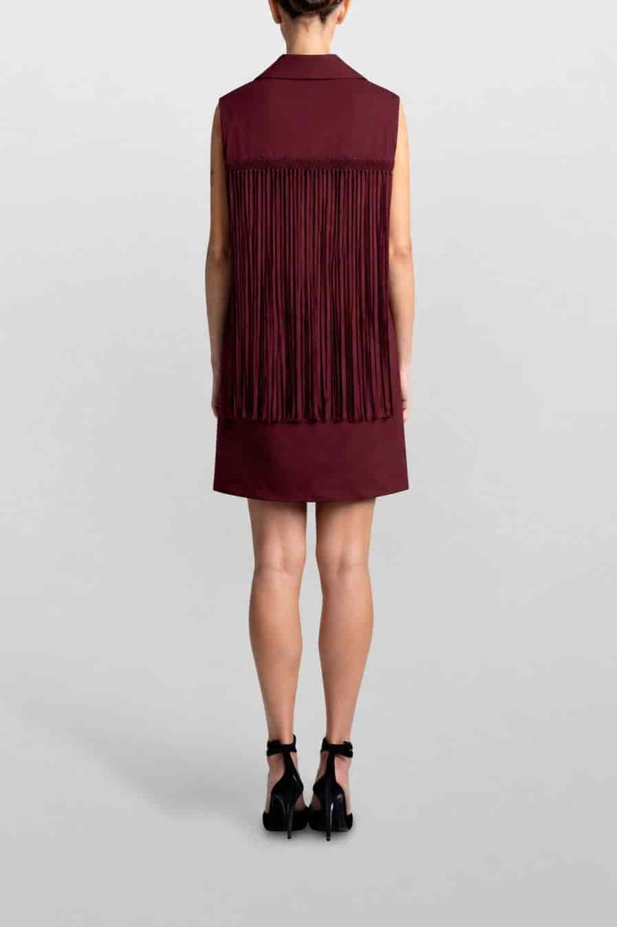 VESTIDO SAHARIANA MACRAME - miniatura 4
